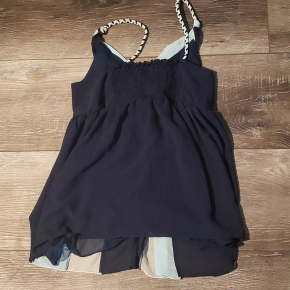 Miss me sheer top blue medium - Picture 4 of 5